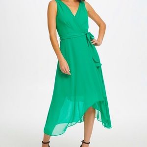 Light green midi dress